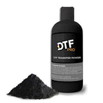 DTF Transfer Powder (1.75 pounds) - Black - DTF Adhesive Powder / PreTreat Powder for use with all DTF Printers